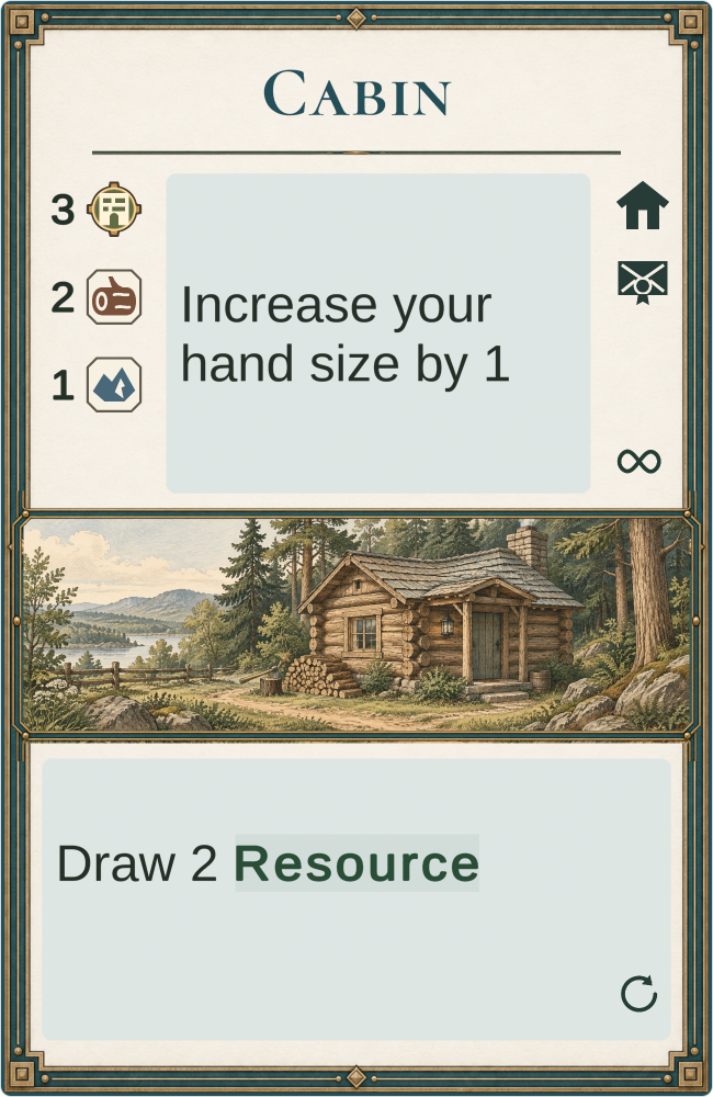 Cabin, a Concept card in Sonderland